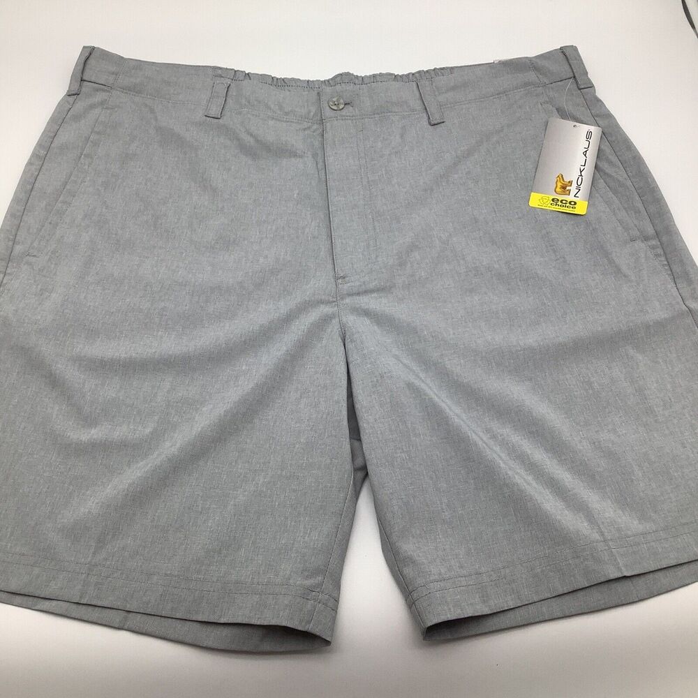 Nicklaus Mens Eco Choice Golf Shorts Gray‎ Size 40 NWT